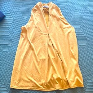 Mustard halter top